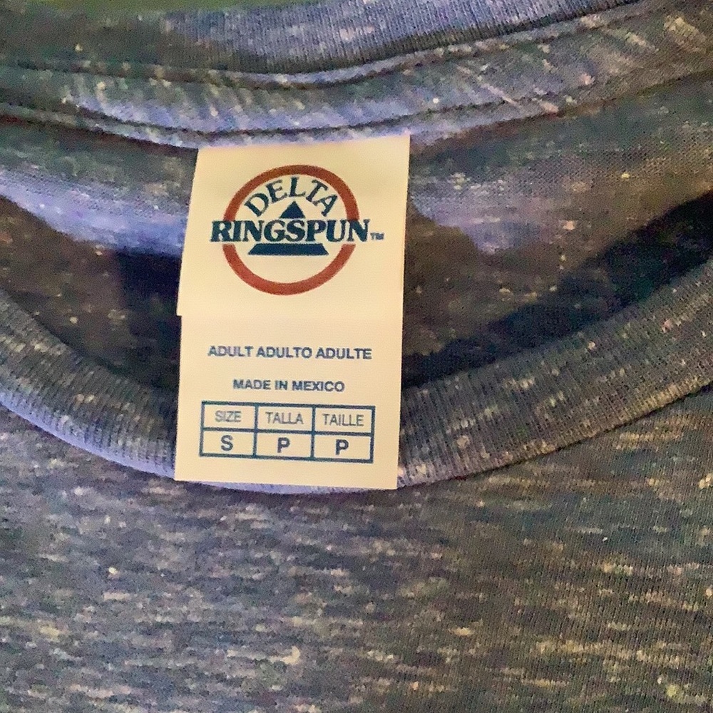 Ski Colorado Aspen 11,212 FT. Snow heather blue adult tee size small, very soft! - Picture 3 of 3